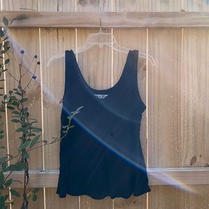 Michael Stars, Black Flowy v-neck tank OS